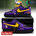 Minnesota Vikings Valkyrie Night NFL Custom Air Force 1