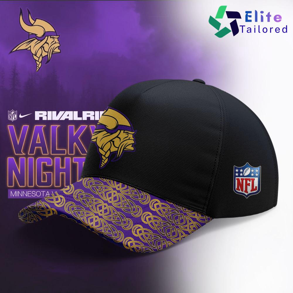 Minnesota Vikings Valkyrie Night NFL Custom Football Jersey
