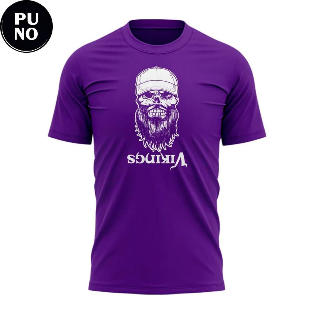 Minnesota Vikings x Luke Combs 2026 Skull-beard T-Shirt