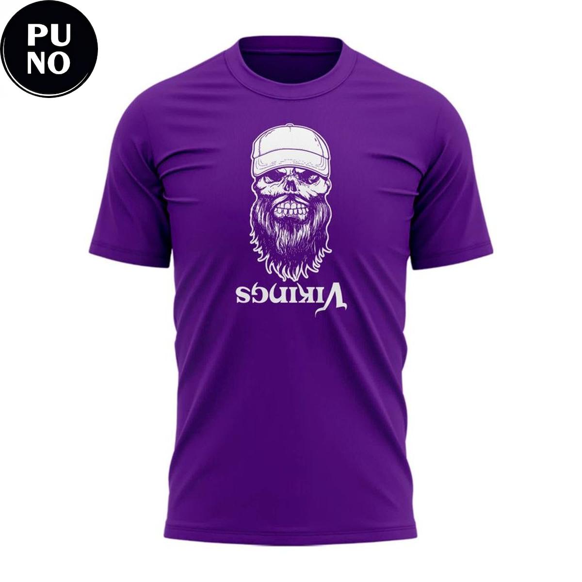 Minnesota Vikings x Luke Combs 2026 Skull-beard T-Shirt