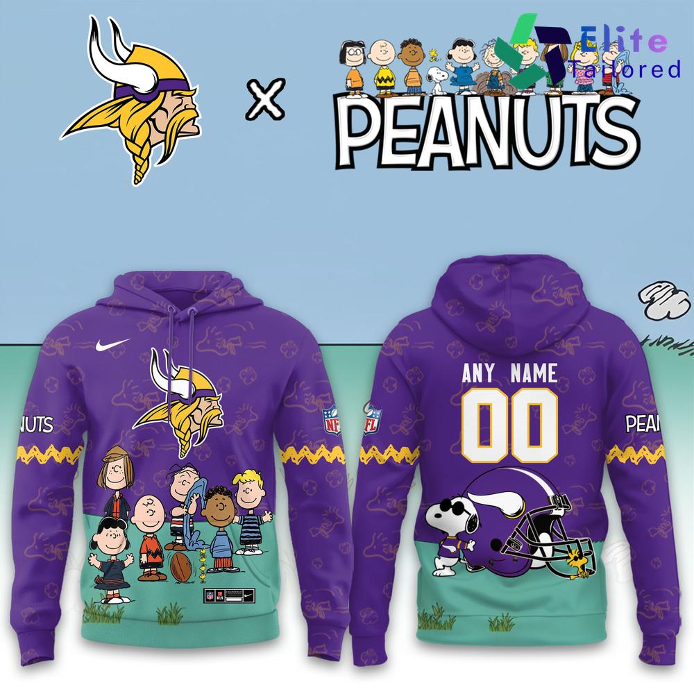 Minnesota Vikings x Peanuts Night 2026 Custom Limited Hoodie