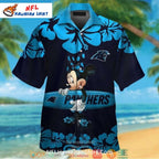 Minnie Mouse Floral Panthers Summer Hawaiian Shirt