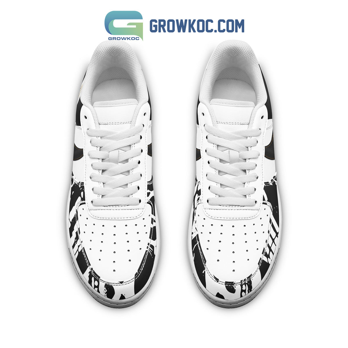 Misfits Black And White Version Air Force 1 Shoes