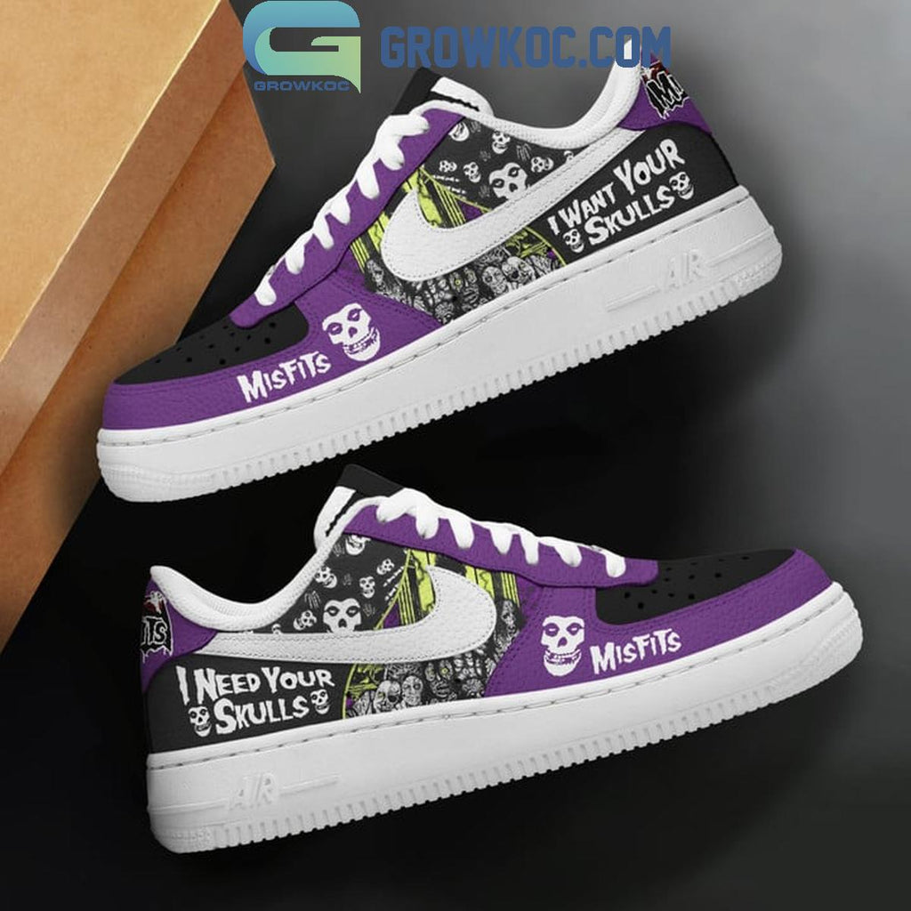 Misfits I Need Your Skulls Air Force 1 Shoes