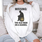Missing The Old Man On A Barrel Uncle Herschel Shirt