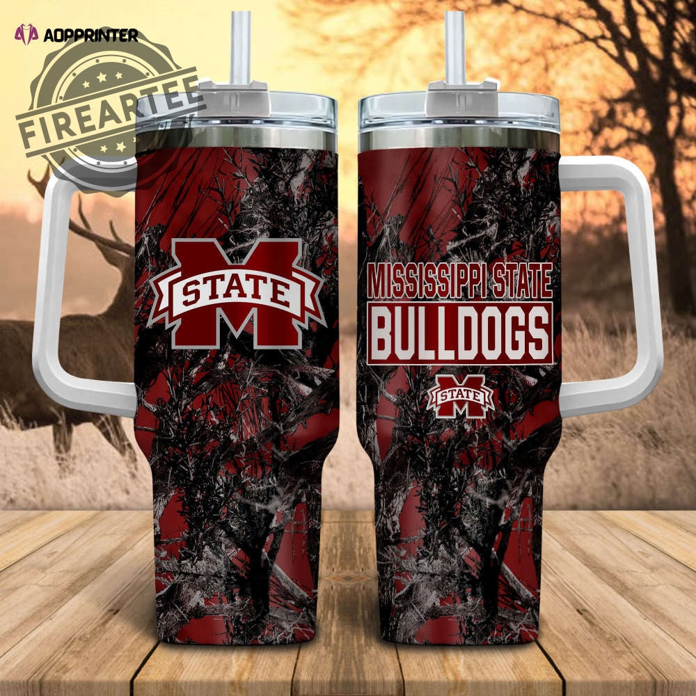 Mississippi State Bulldogs Ncaa Hunting Stanley Cup Tumbler Game Day Essential For Fans