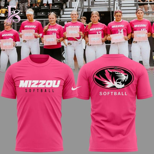 Missouri Tigers softball pink Shirt
