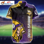 Modern Gradient Dots Minnesota Vikings Aloha Shirt Hawaiian