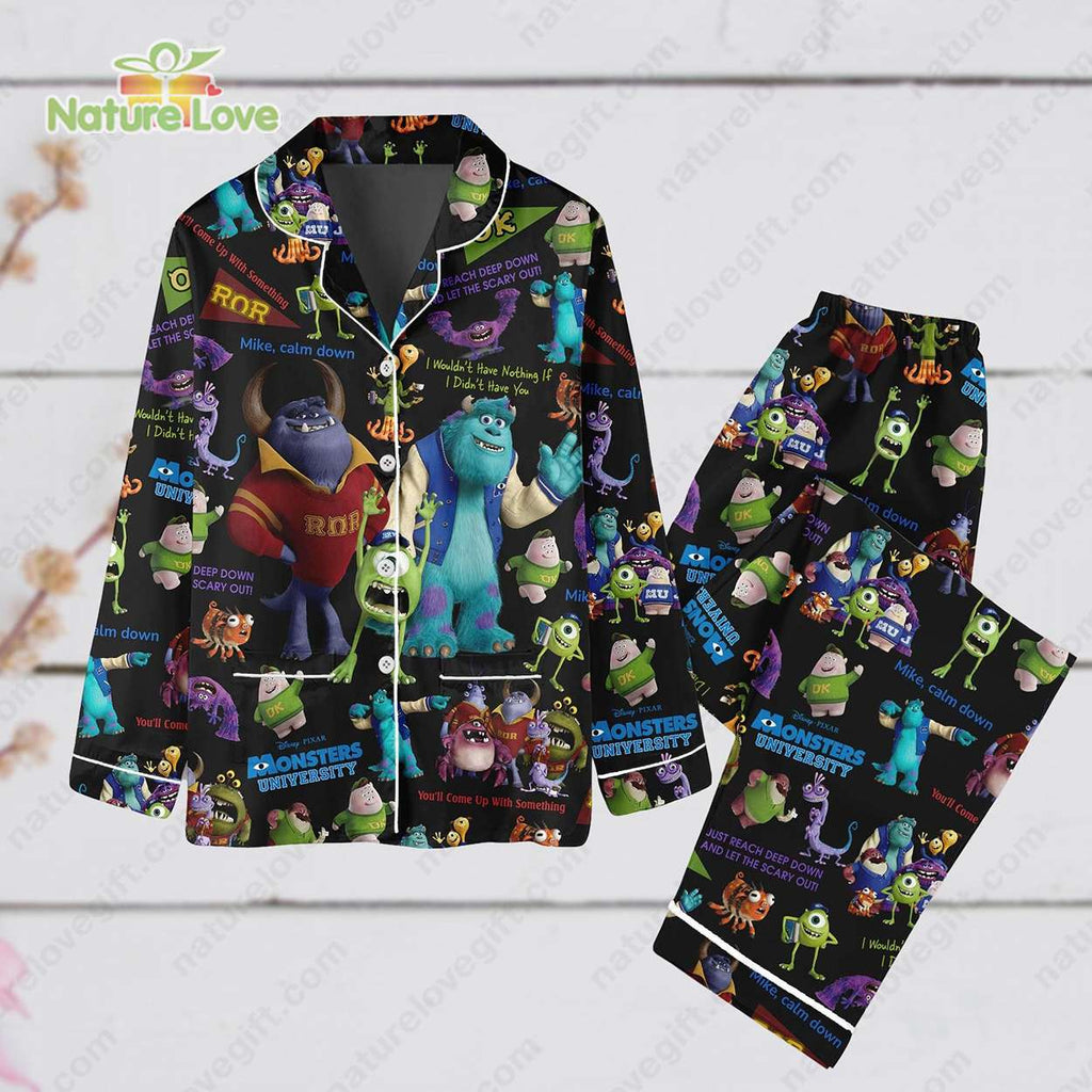 Monsters University Mike James Johnny Monsters Inc Pajamas Set