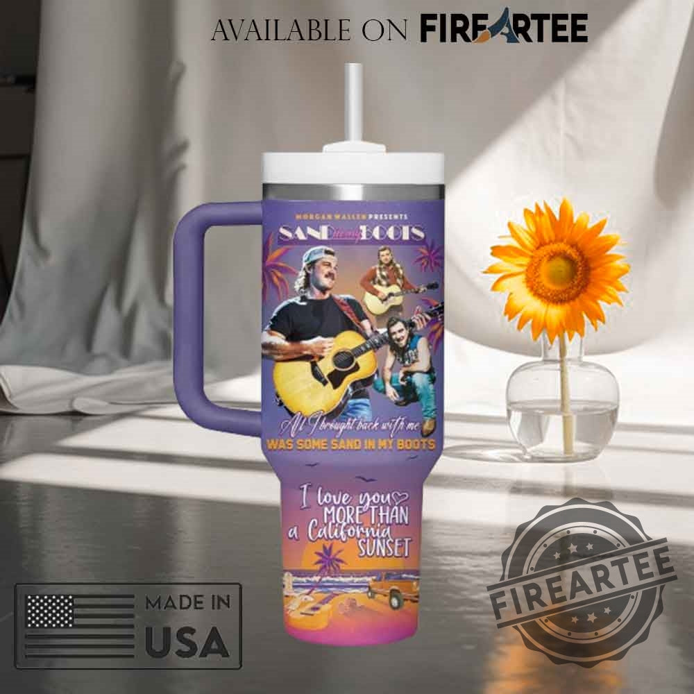 Morgan Wallen Sand In My Boots Custom Tumbler Personalized Fan Mug