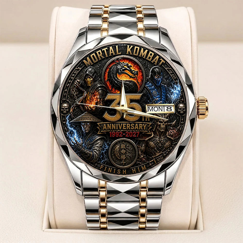 Mortal Kombat 35th Anniversary Alloy Luxury Quartz Watch - TANTN25107