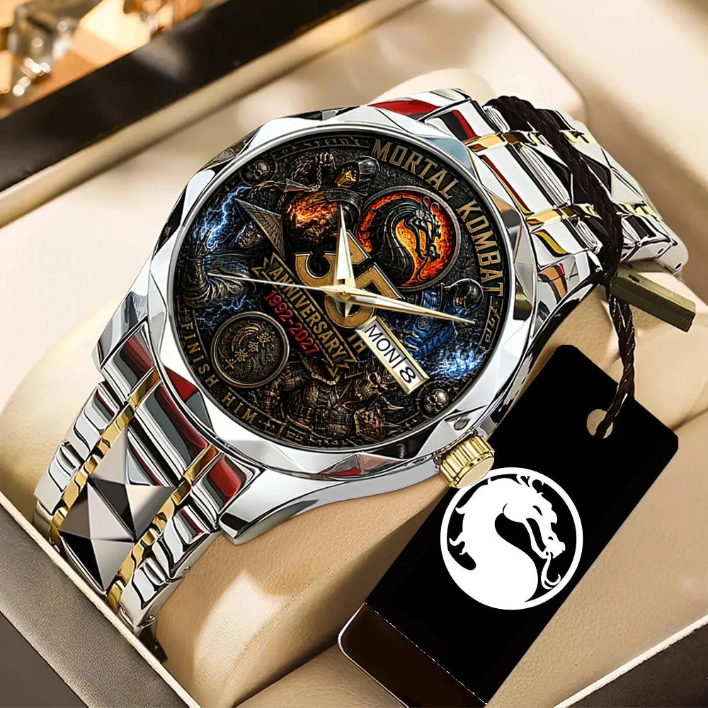 Mortal Kombat 35th Anniversary Alloy Luxury Quartz Watch - TANTN25107