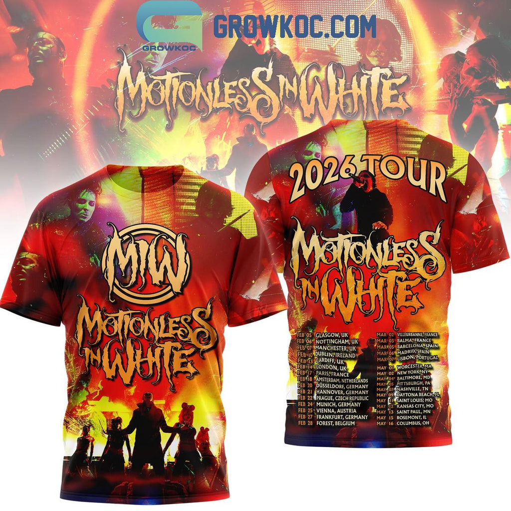 Motionless In White 2026 Tour T-Shirt