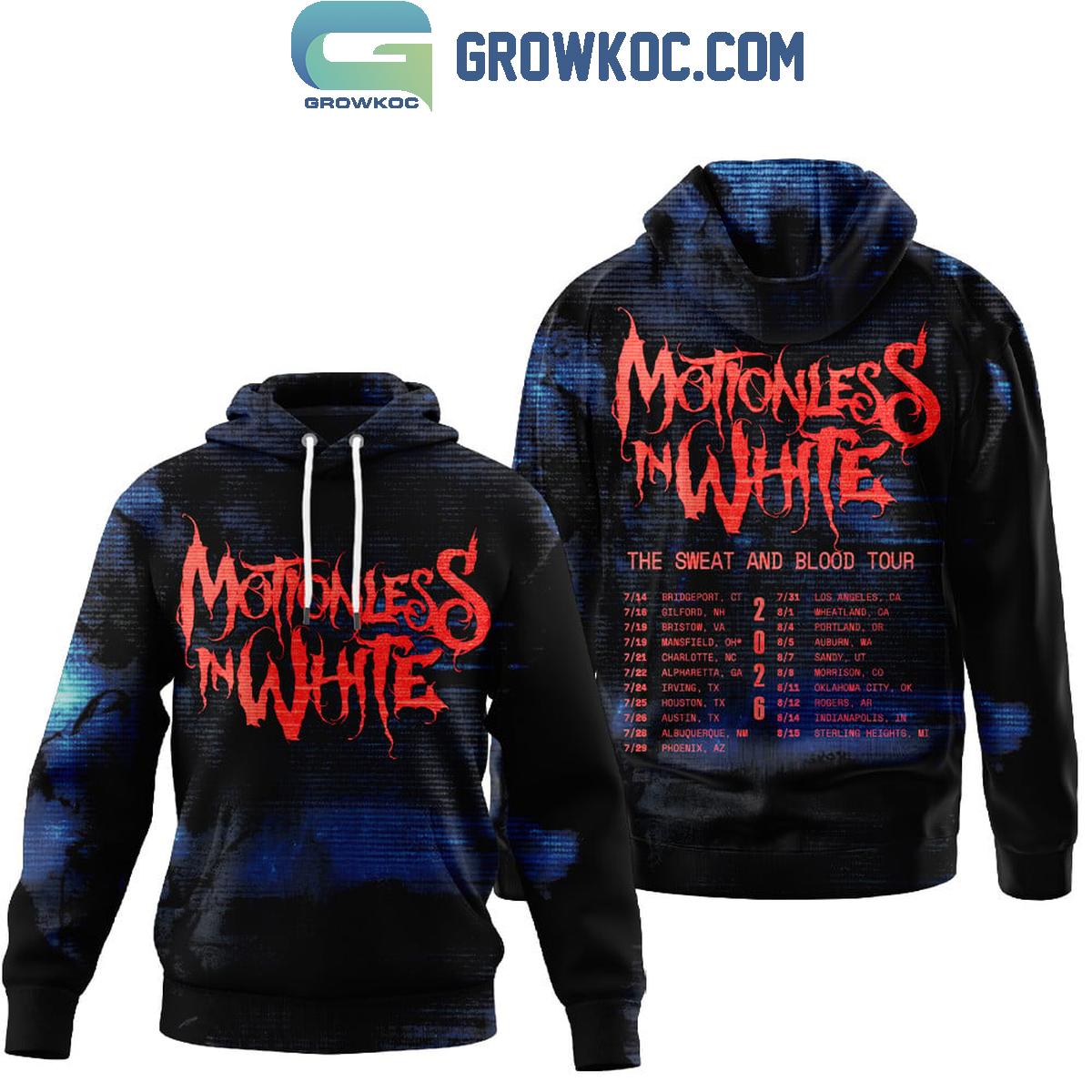 Motionless In White The Sweat And Blood Tour Hoodie T-Shirt