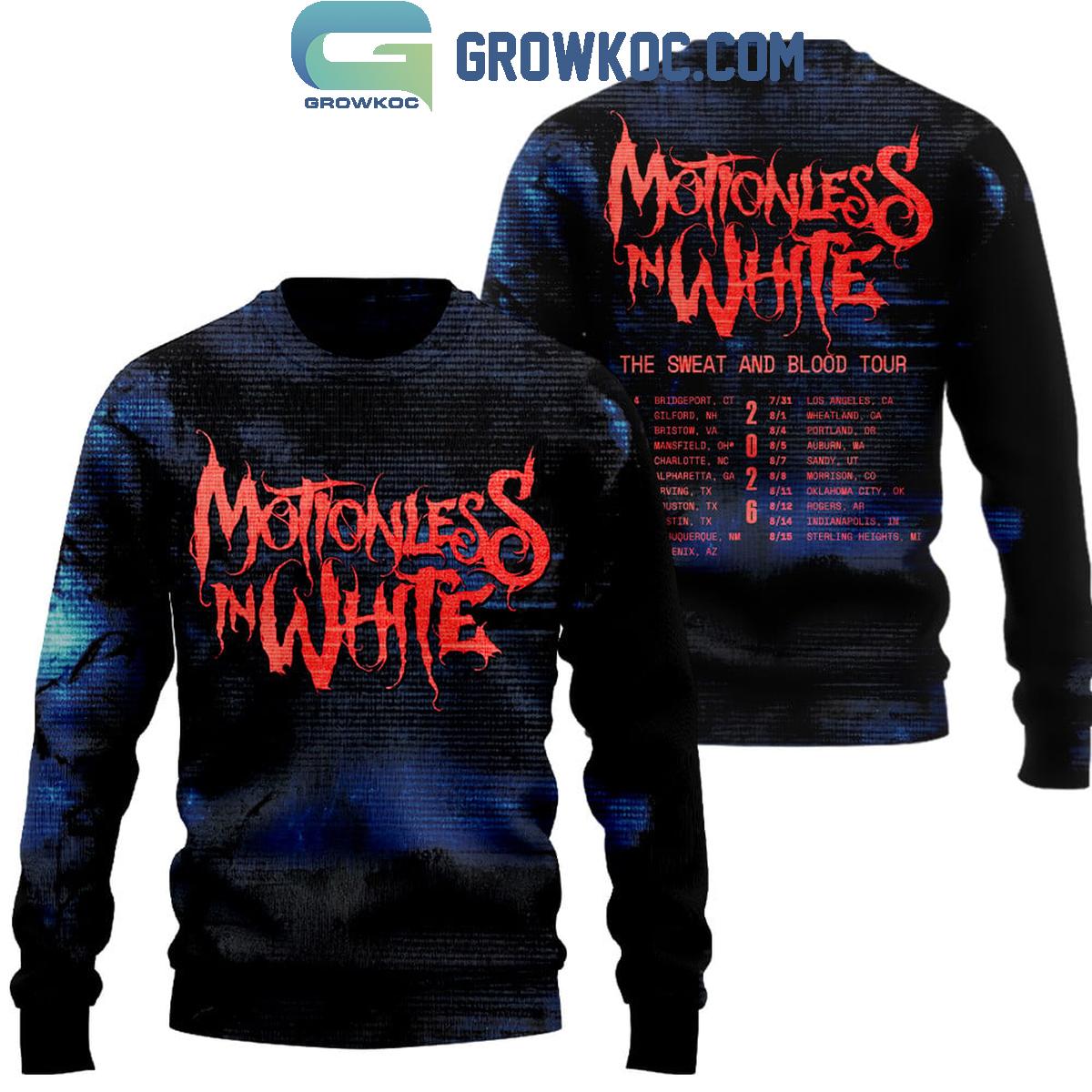 Motionless In White The Sweat And Blood Tour Hoodie T-Shirt