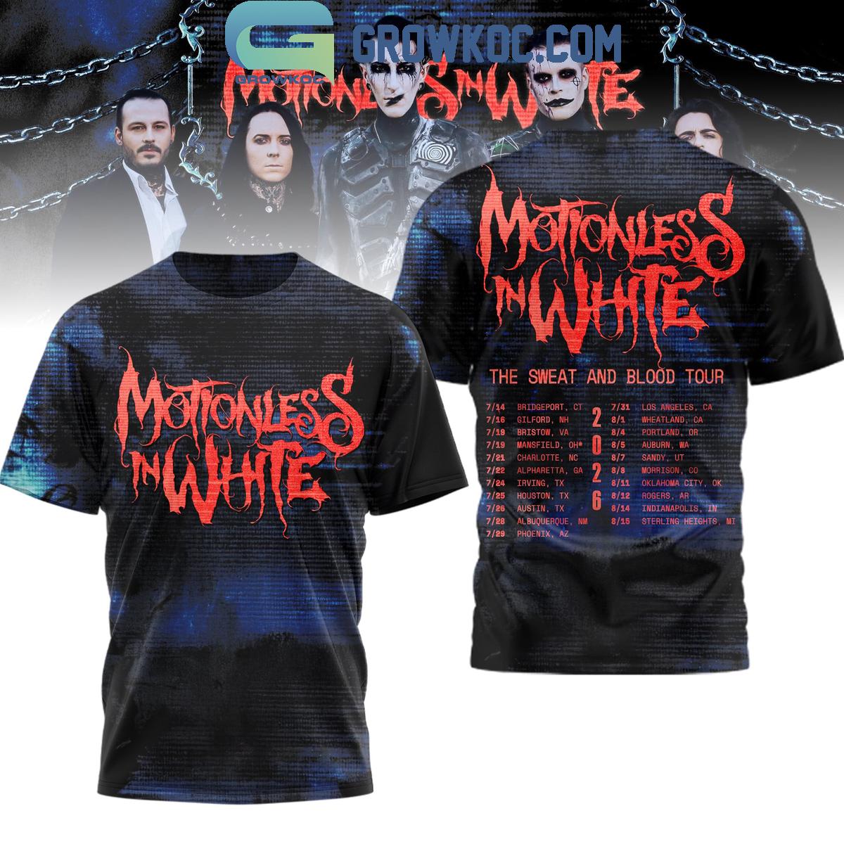 Motionless In White The Sweat And Blood Tour Hoodie T-Shirt