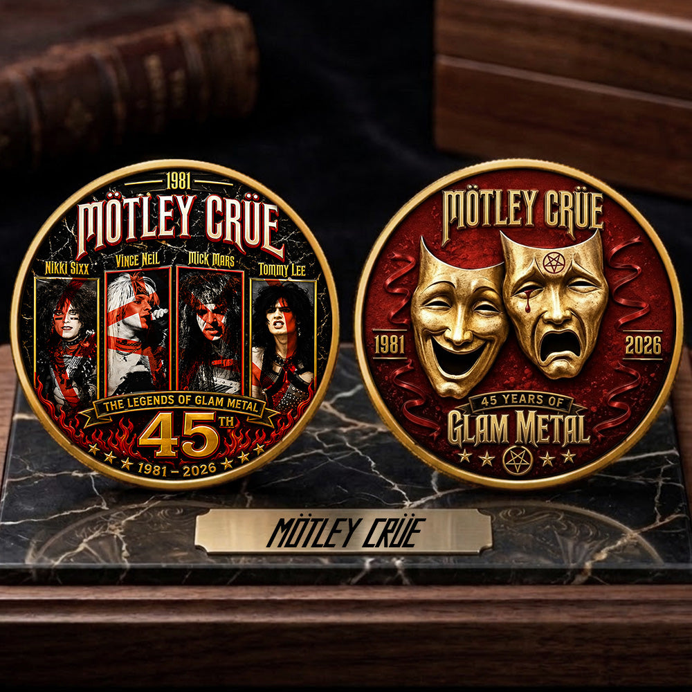 Mötley Crüe 45th Anniversary Commemorative Coin – TMTHU7833