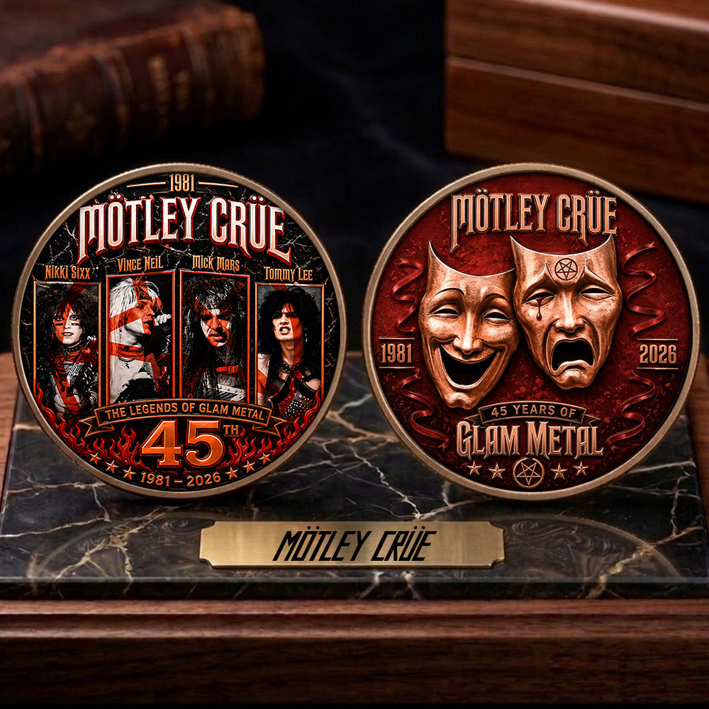 Mötley Crüe 45th Anniversary Commemorative Coin – TMTHU7833