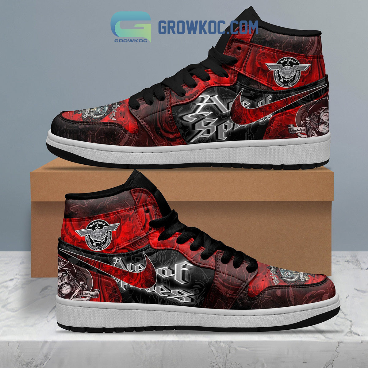 Motorhead Band Fan Air Jordan 1 Shoes