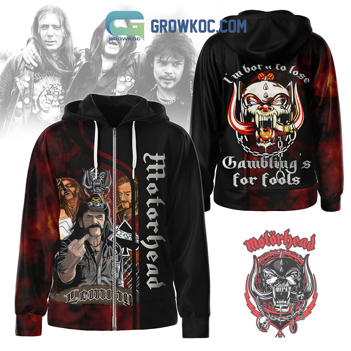 Motorhead I’m Born To Lose Gambling For Fools Fan Hoodie Shirts