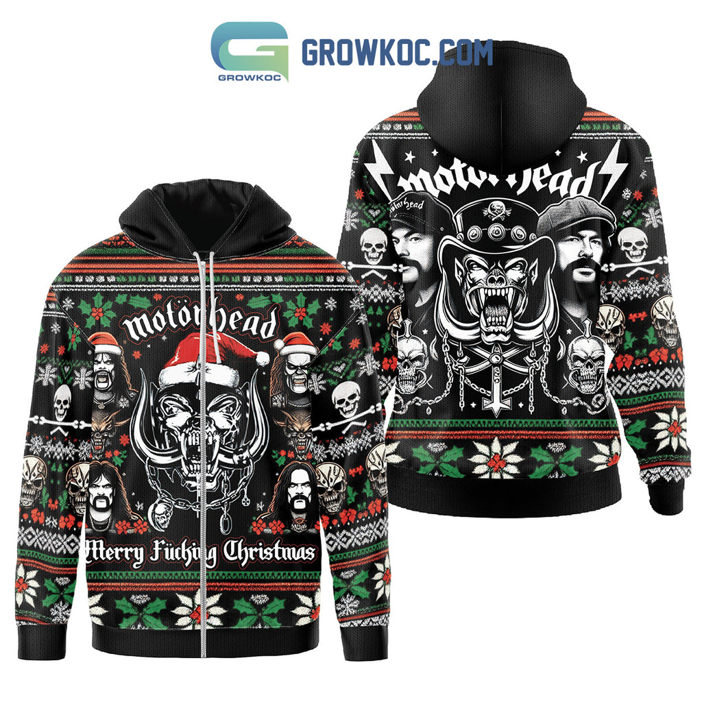 Motorhead Merry Rocking Christmas Hoodie Shirts