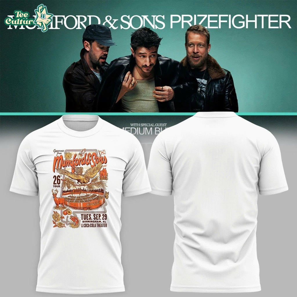 Mumford And Sons Birmingham Al 2026 Tshirt
