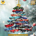 Muscle Car Tree Christmas Ornament