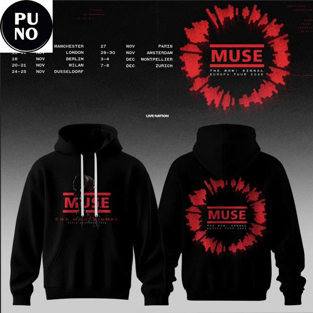 Muse The Wow Signal Tour 2026 Hoodie T-Shirt