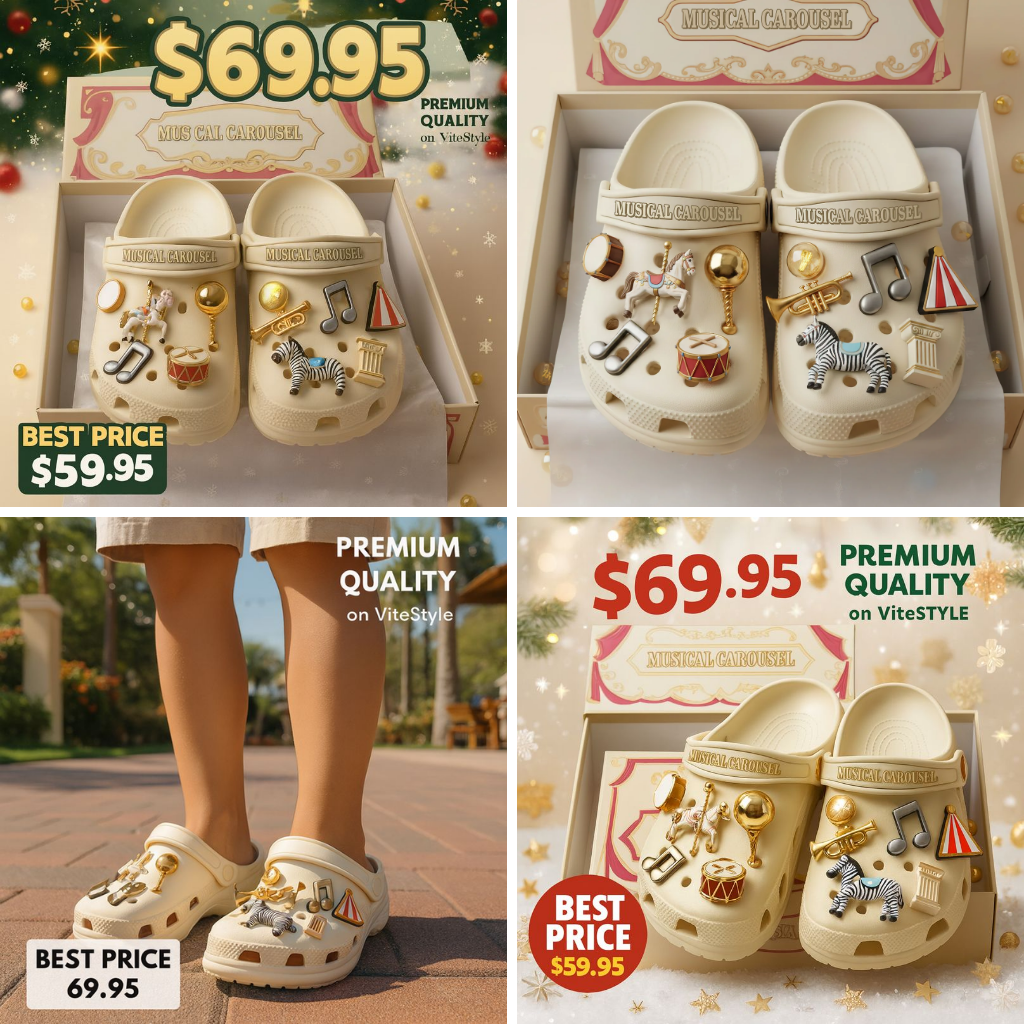 Musical Carousel Crocband Charms Crocs 2026