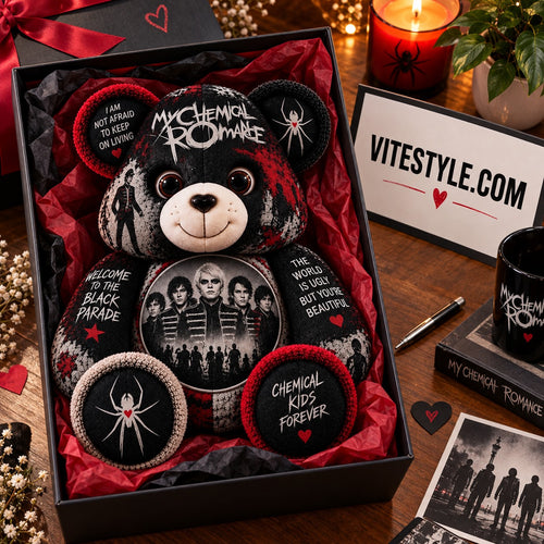 My Chemical Romance Bear Custom Shaped Pillow