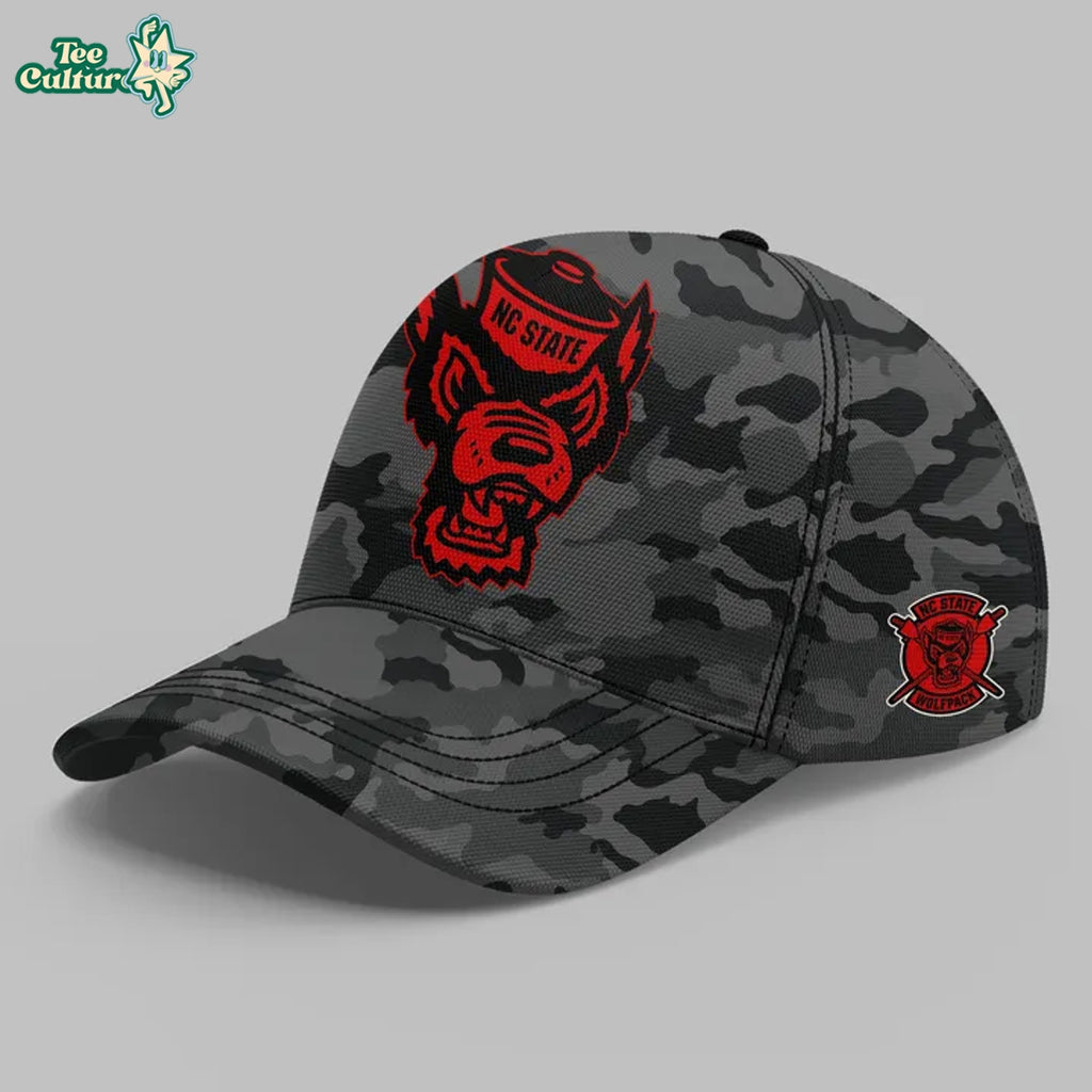 NC State Wolfpack Football Black Camo 2026 T-Shirt