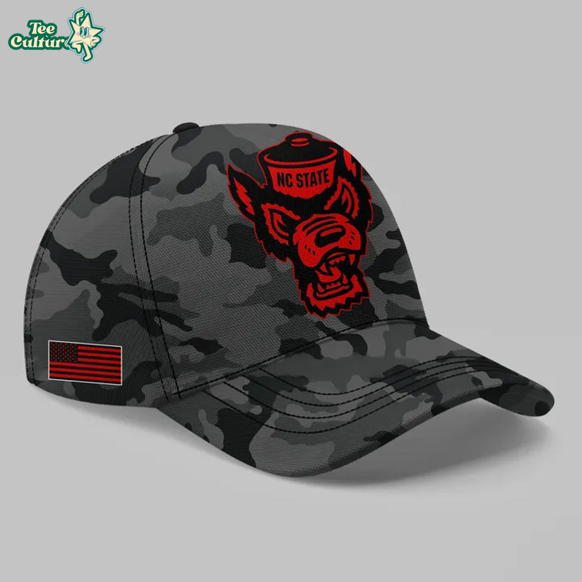 NC State Wolfpack Football Black Camo 2026 T-Shirt