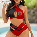 NC State Wolfpack Women Bikini Set Sporty Bikini Sets