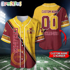 NCAA Iowa State Cyclones Baseball Jersey, Custom Sport Jersey Shirt