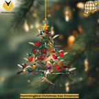 Hummingbird Christmas tree Ornament