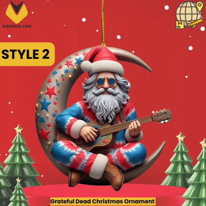 Grateful Dead Phil Lesh Christmas Ornament