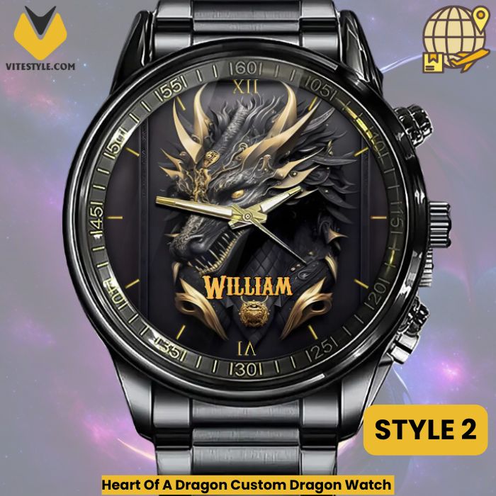 Heart Of A Dragon Custom Dragon Watch