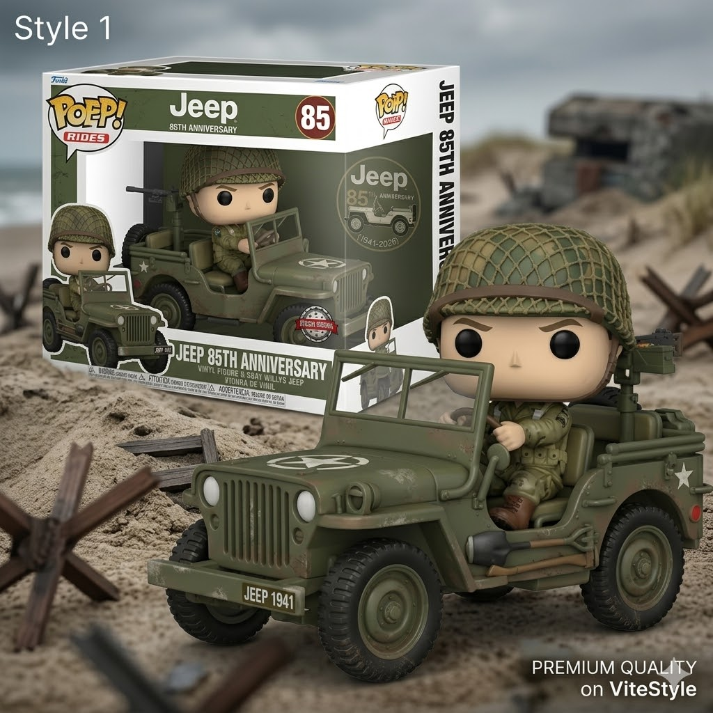 JEEP 85th Anniversary Funko Pop! Figure Doll