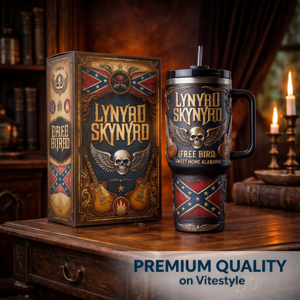NEW Lynyrd Skynyrd 40oz Tumbler With Handle