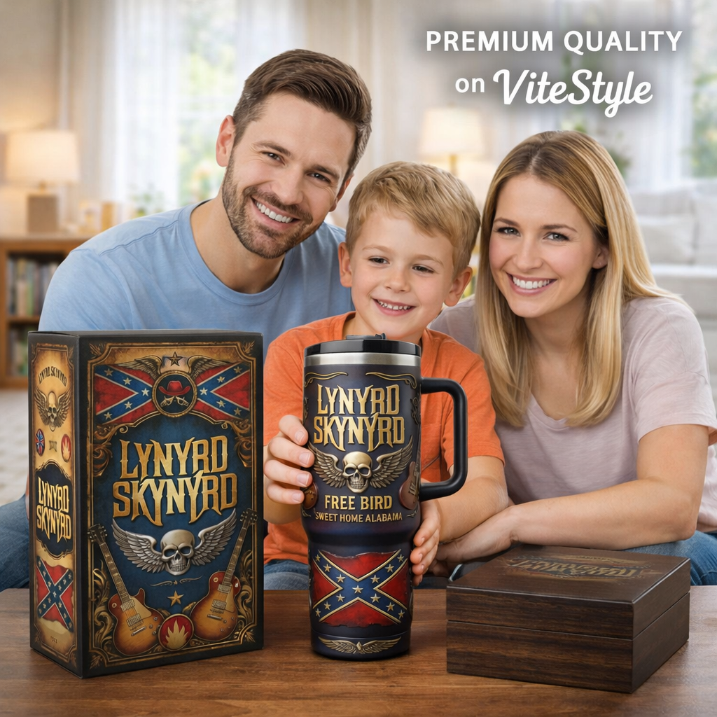 NEW Lynyrd Skynyrd 40oz Tumbler With Handle