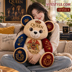 NEW Queen Bear Shaped Pillow