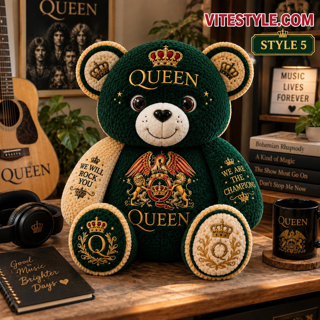 NEW Queen Bear Shaped Pillow