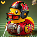 NCAA Football team custom Rubber Ducks Ornament