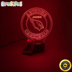 NFL Arizona Cardinals Night Light Football 3D LED Light
