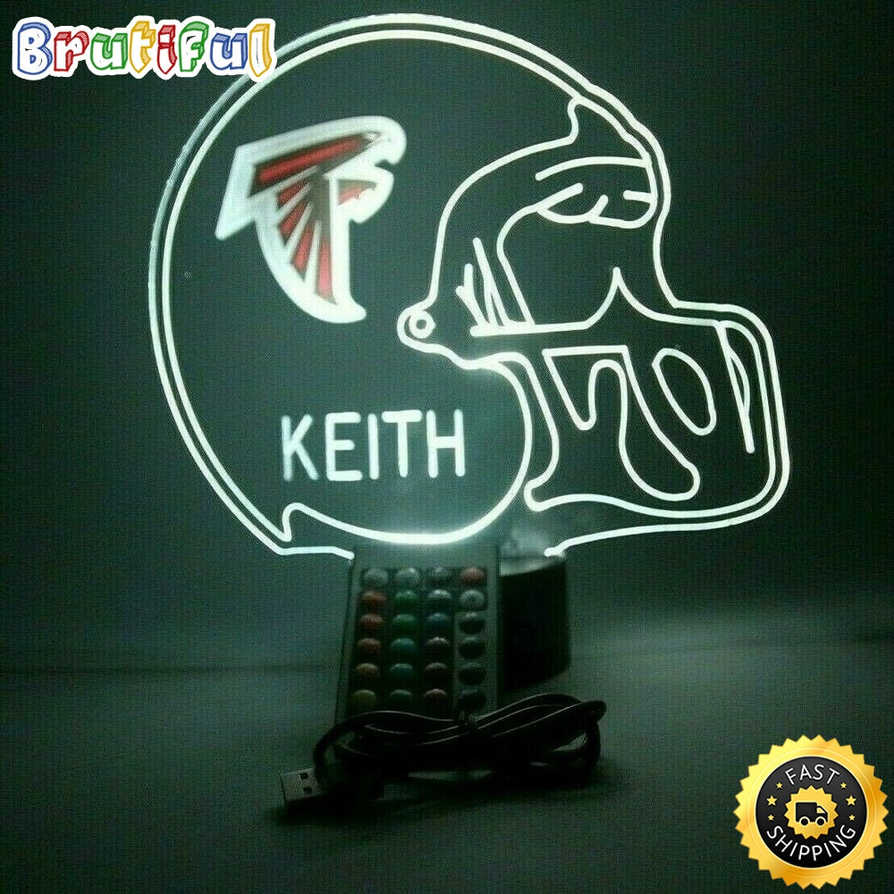 NFL Atlanta Falcons Night Light Up Football LED Light