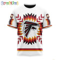 NFL Atlanta Falcons T-Shirt Special Design With Native Pattern