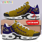 NFL Baltimore Ravens Custom Air Max Plus Shoes