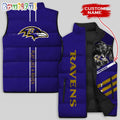 NFL Baltimore Ravens Damn Right Sleeveless Down Jacket