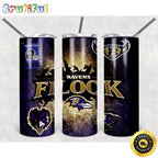 NFL Baltimore Ravens Skinny Tumbler Chic Tumbler Cups