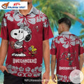 NFL Buccaneers Hawaiian Shirt Snoopy Hula Floral Design